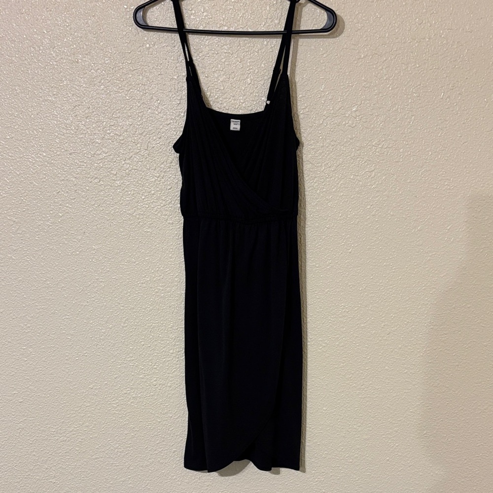 Old Navy Black Wrap Dress